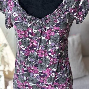 Floral Print Women's Top